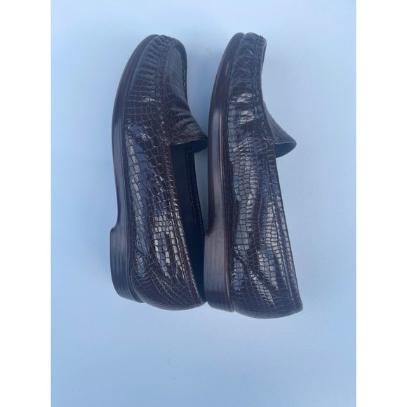 SAS Women's Simplify everyday Slip On Loafer Brown supple leather size 8m pre-ow - Picture 11 of 16